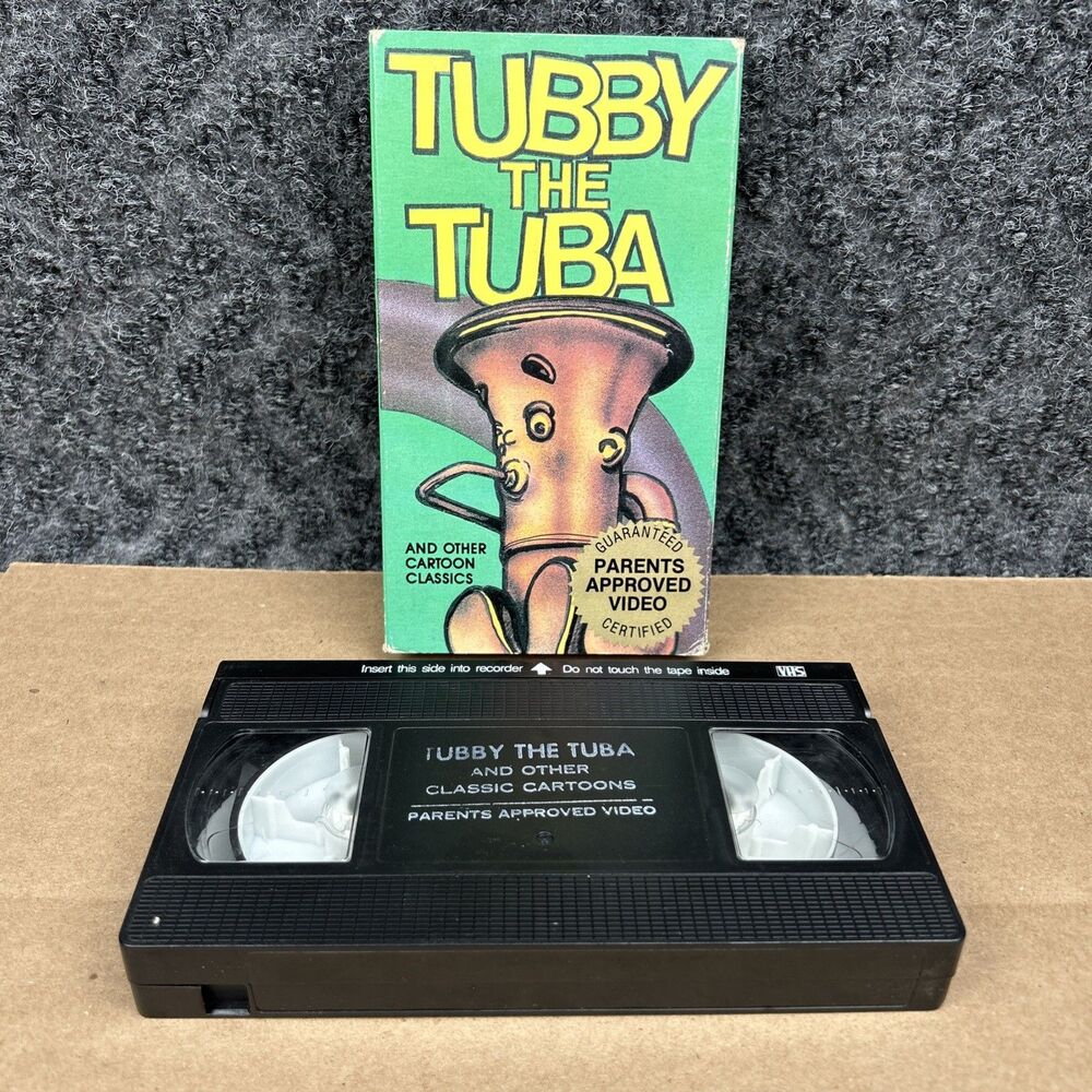Tubby the Tuba And other Cartoon Classics VHS - Parents Approved Video 1986